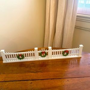 White Picket Fence 25”L x 4 ½” hi to use with Beyers Choice Carolers  $20